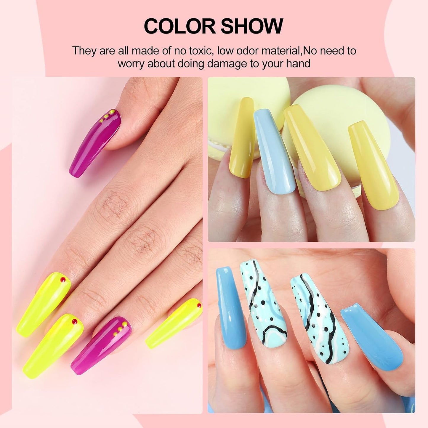 COSCELIA 53pcs Gel Nail Polish Kit with U V light and Drill Starter Kit 35 Colors Gel Nail Polish with 5pcs Top Base Coat Nail Art Professional Gel Manicure Kits Gifts for Women Teens Girls