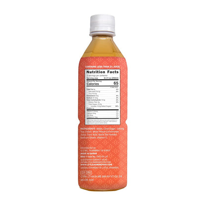 LITTLE JASMINE White Peach Black Tea, 16.9 Fl Oz (Pack of 12)