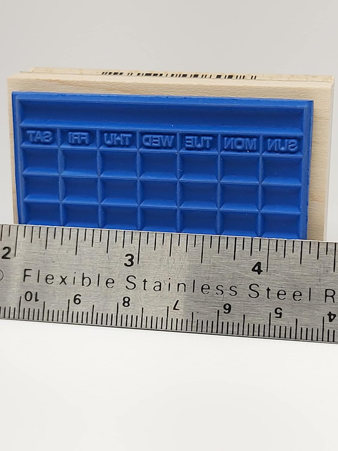 Stamps by Impression Journal, Habit Tracker, Calendar Rubber Stamp 2.25" x 2.75" 6 Row ST 1298