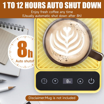 Mug Warmer - Electric Coffee Mug Warmer for Desk with Temperature Display