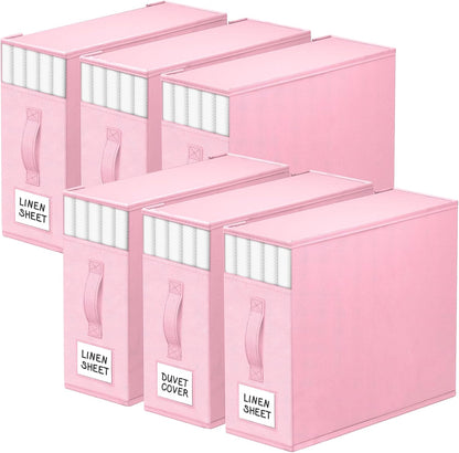 StorageTastic Bed Sheet Closet Organizers and Storage Under Bed Storage