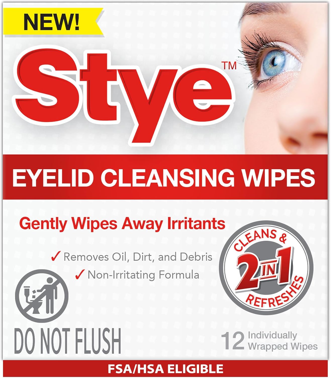 Stye Eye Therapy Reusable Warming Compress, Relief for Styes and Dry Eyes, Reusable