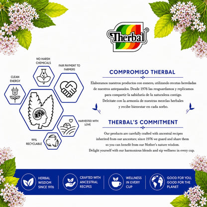 Therbal Valeriana Root Tea (25 Tea Bags) Natural Relaxation Caffeine Free
