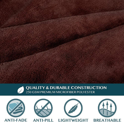 PAVILIA Wearable Blanket with Sleeves for Adult Women Men, Cozy Fleece Warm Wrap Throw with Arms, Gifts for Christmas, Wife