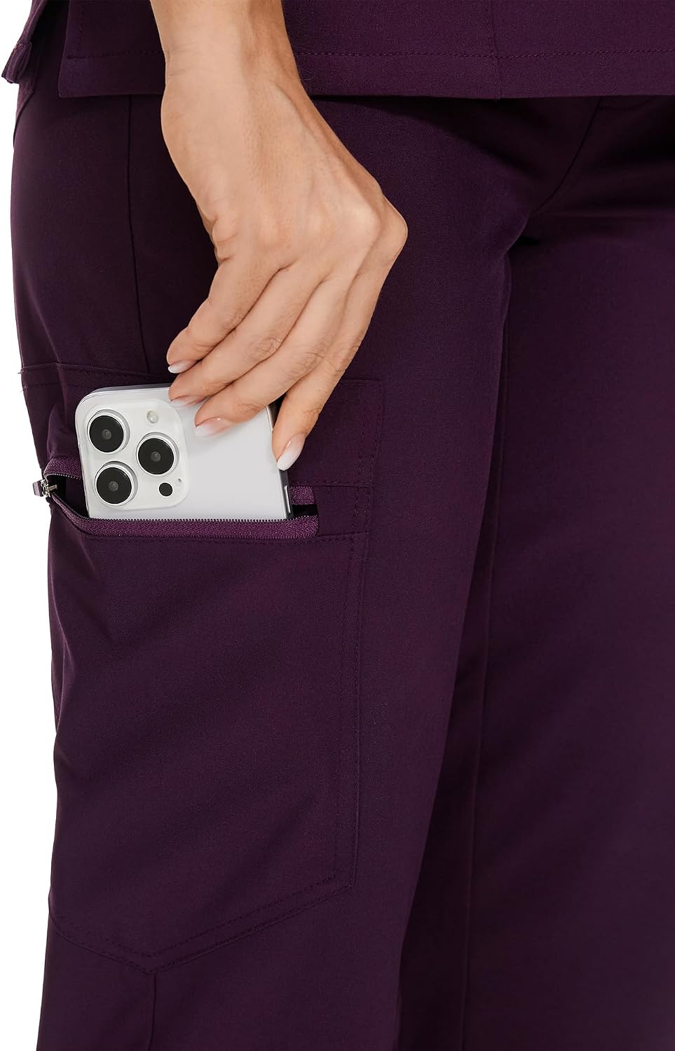 COZYFIT Scrubs for Women Set - Stretch V-Neck Scrub Top & Jogger Pant with 8 Pockets COZY SCRUBS - Colors A