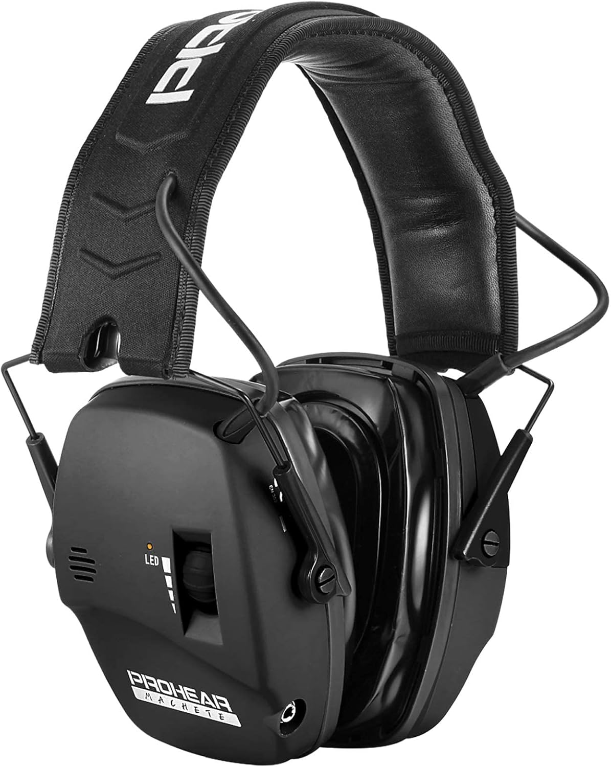 PROHEAR Electronic Ear Protection for Shooting with 4X Sound Amplification, Gun Range Hearing Protection Muffs, NRR 23dB Noise Reduction Headphones for Hunting, Green