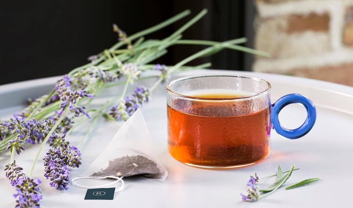 REVOLUTION TEA® Earl Grey Lavender [THE ORIGINAL] – French Earl Grey Bergamot & Lavender – Premium Full Leaf Tea – Biodegradable Infuser Tea Bags – Flavored Black Tea – 20 Bags