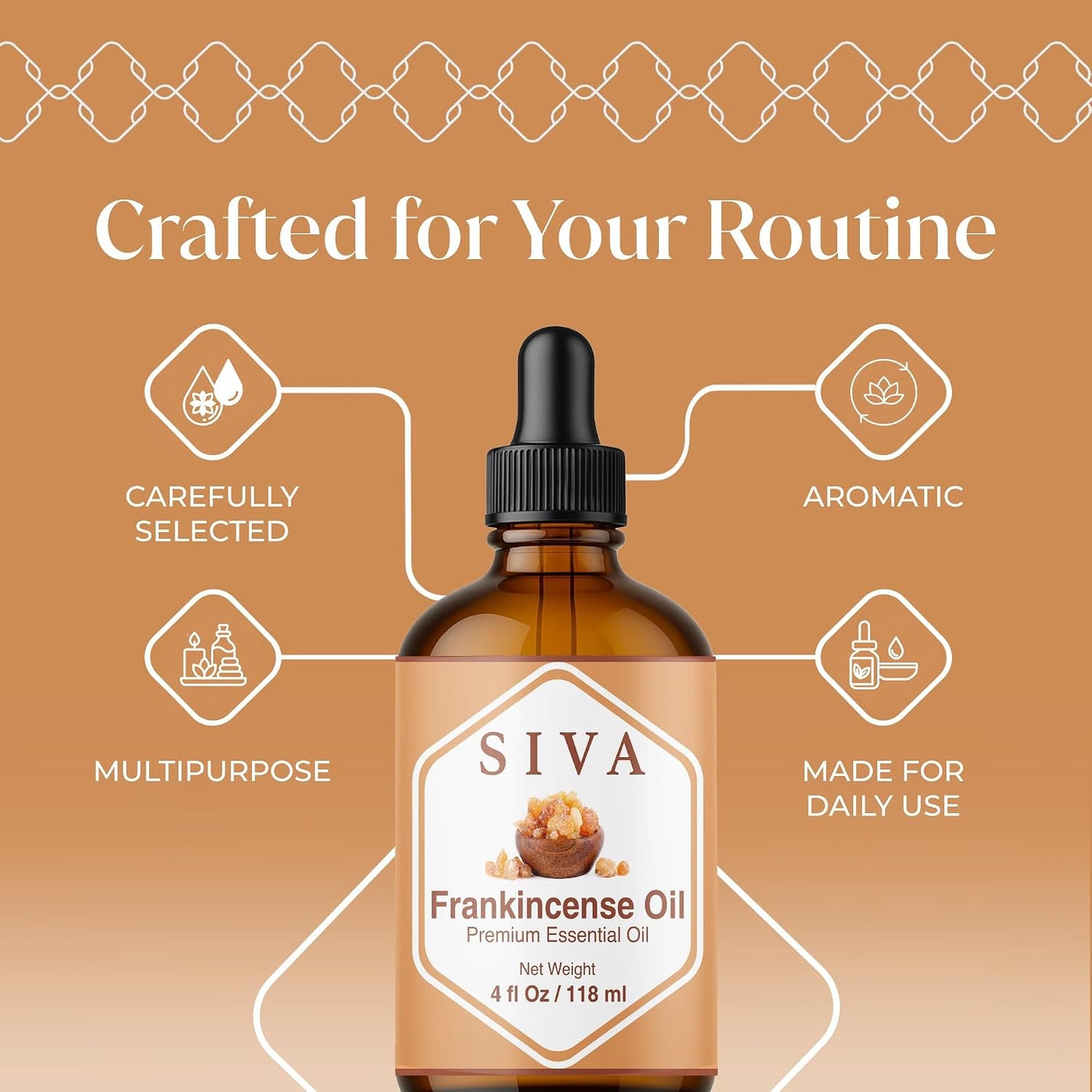 Siva Lavender Essential Oil, Huge Bottle, Large Size, 16 Fl Oz (473 ml)
