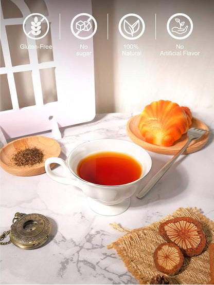 TeeLux 100ct Cinnamon Black Tea Bags, Black Tea Blend with Natural Cinnamon