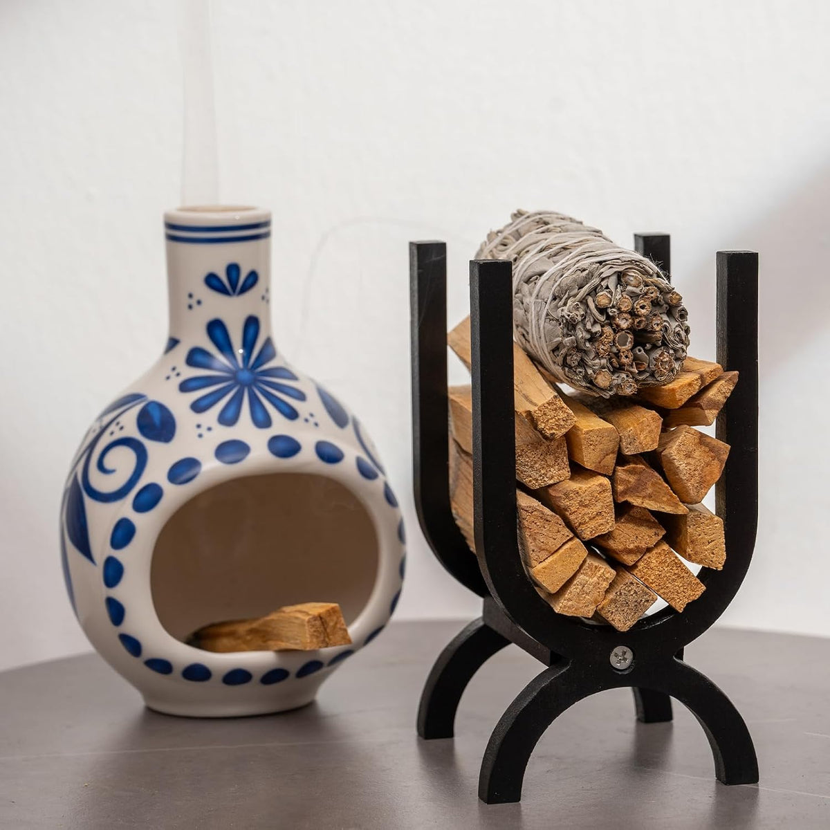 Wooden Palo Santo Holder-Incense Storage Ideal for Palo Santo Sticks& Sage