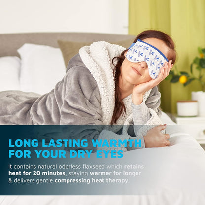 Medcosa Eye Mask for Dry Eyes | Warm Eye Compress | Natural Heat Eye Mask for Styes, Blepharitis, Tired Eyes & More