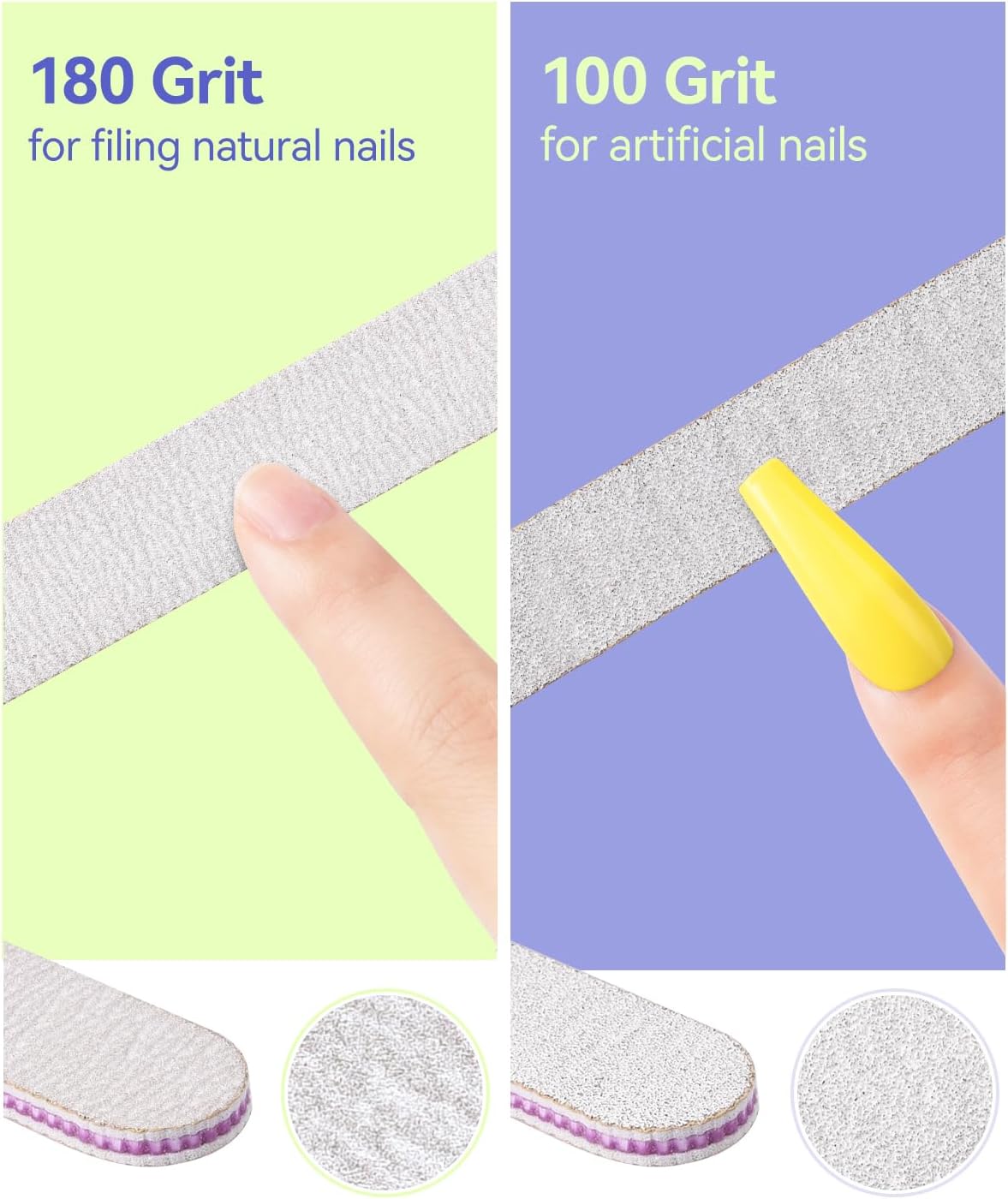 MORGLES Nail File and Buffer Blocks with Nail Care Kit, 13 Pcs Manicure Kit for Women with Milk and Honey Cuticle Oil and Cuticle Trimmer Set