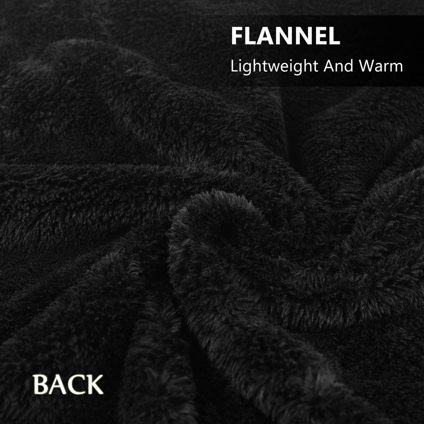 forestfish Fleece Wearable Blanket, Plaid Lap Blanket Comfy Poncho Throw with Buttons for Bed Sofa Office, Grey-White