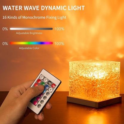 Ocean Wave Projector Light, Water Ripple Mood Lighting Ambient Room Decor