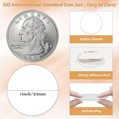 25mm Round NFC Tags NTAG215 NFC Coin Tags with Adhesive Back