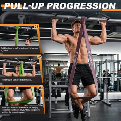 Resistance Bands for Pull Up Assist, Stretch Bands & Exercise Workout Set