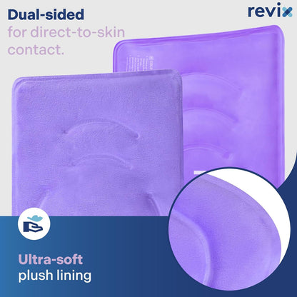 REVIX 19" Extra Large Knee Ice Pack Wrap Around Entire Knee, Reusable Gel Cold Pack for Discomfort and Post-Workout Fatigue, Cold Compress, Enhance Comfort and Recovery