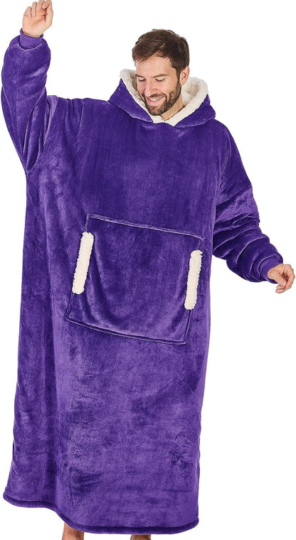 yescool Wearable Blanket Hoodie as Christmas Birthday Gifts for Women Mom - Colors A