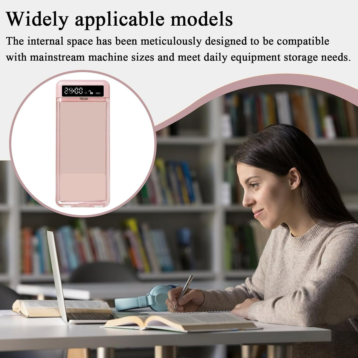 Phone Lock Box with Timer Portable Transparent Timer Lock Box