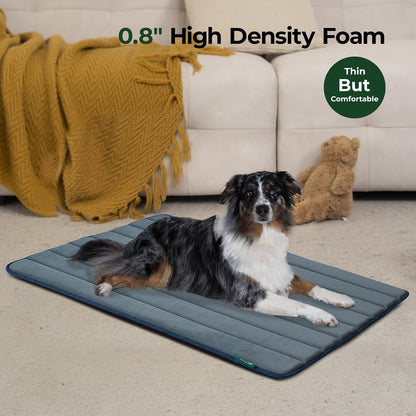 BALANCE Dog Crate Pad, Dog Foam Crate Mat Kennel Pad, Washable Water-Resistant Pet Bed Flat Dogs Cage Mat for Large Dogs