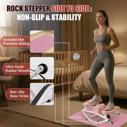 Rock Stepper Side to Side, 300 LBS Capacity, Side Stepper Exercise at Home