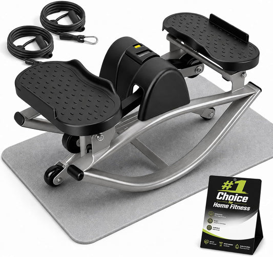 Rock Stair Steppers for Exercise at Home Aerobic Step Platform Side to Side Rocking Fitness Machines Steper up Box for Workout Mini Portable Gym Rocker Escalones para Hacer Ejercicio