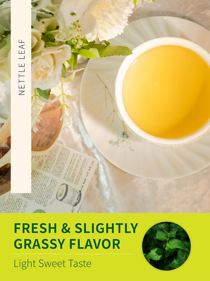 TeeLux Nettle Leaf Tea Bags, Stinging Nettle Tea, Caffeine Free, 100 Count