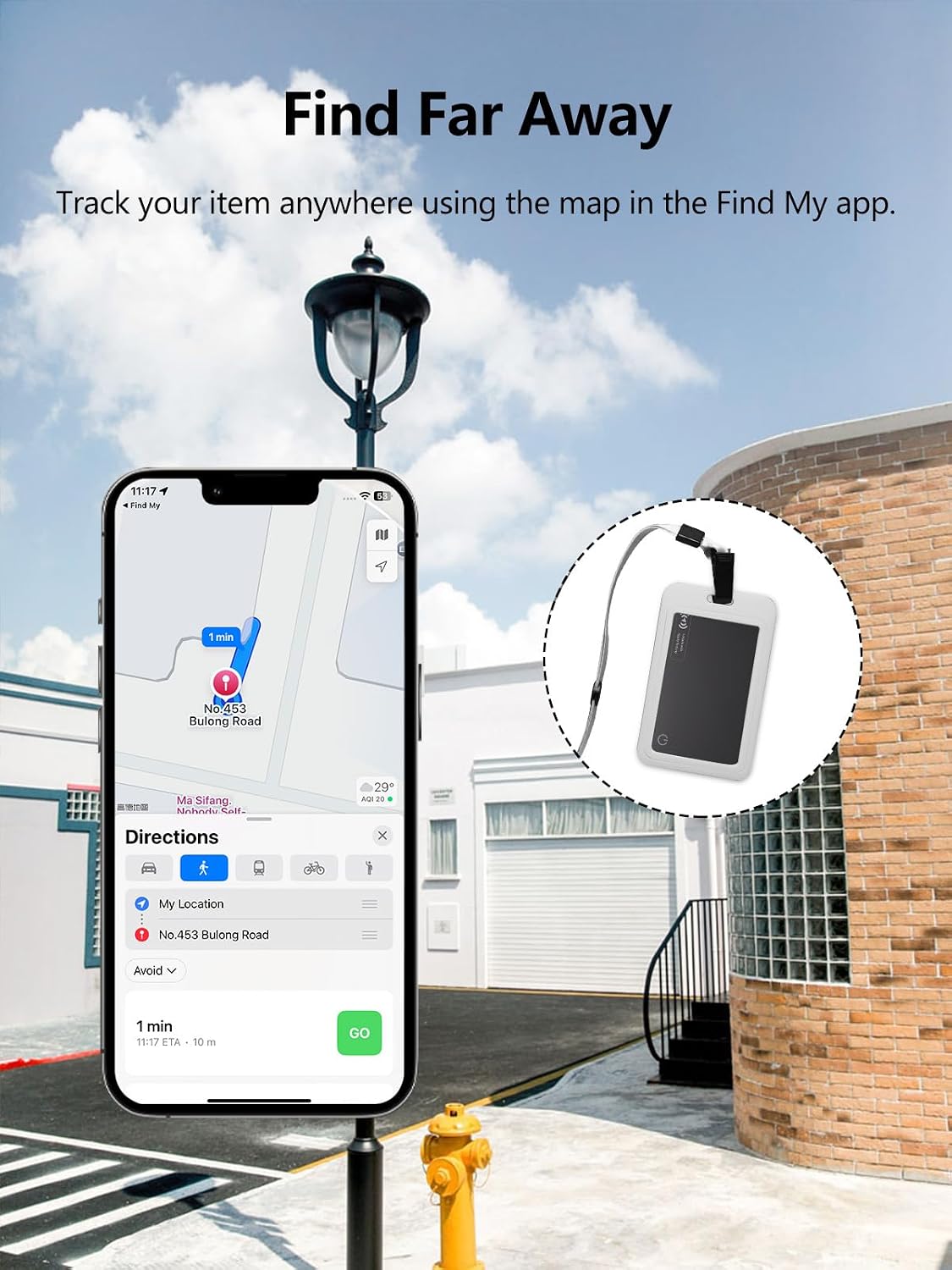 Wallet Tracker Card for Apple & Android