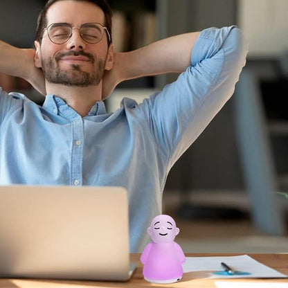 ZJchao Mindfulness Breathing Light Meditation Tool Guided Visual Breathing Trainer for Stress Anxiety Relief with Color Coded Indicators for Adults Kids Home Office School