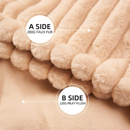 GOTCOZY Heated Throw Blanket, 50''X60'' - Soft Silky Plush Electric Blanket with 4 Heating Levels & 3 Hour Auto Off, ETL Certified, Machine Washable (Grey)