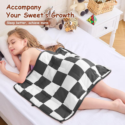 yescool Weighted Lap Pad 2 Pounds Weighted Lap Blanket, Space Plane Small Weighted Blanket, Weighted Throw Blanket Gifts for Travel Indoor Outdoor, 20"x30"