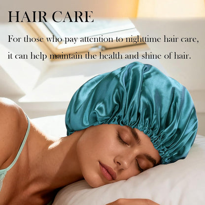 Satin Bonnet Double Layer Silk Bonnet for Sleeping Women for Natural Curly
