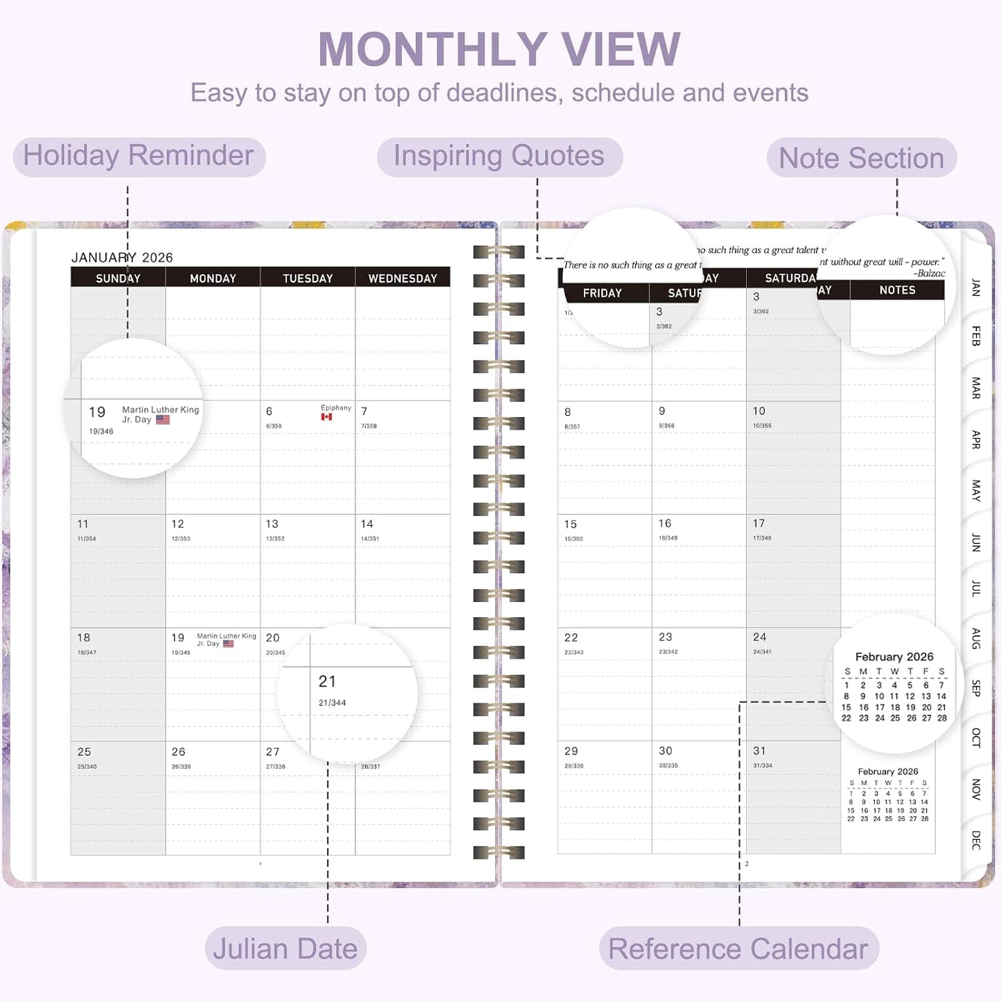 Weekly To Do List Notepad, 52 Sheets, Undated Weekly Planner, Letter Size | 8.5"x11", 100GSM, Thick Paper, Twin-Wire Spiral Bound, Tear Off Desk Pad, For Women & Man, Home School & Office Work