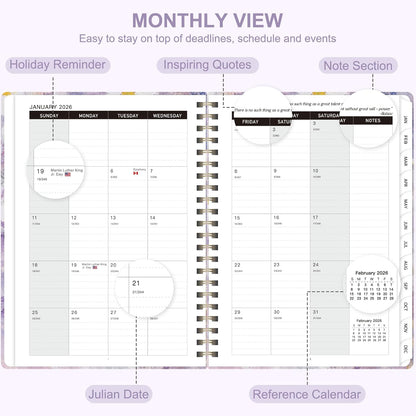 Weekly To Do List Notepad, 52 Sheets, Undated Weekly Planner, Letter Size | 8.5"x11", 100GSM, Thick Paper, Twin-Wire Spiral Bound, Tear Off Desk Pad, For Women & Man, Home School & Office Work