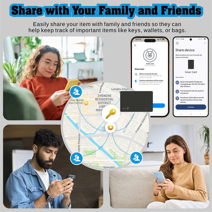 Reyke 2026 New Wallet Tracker Card-2 Pack for iOS & Android, Tracking Card