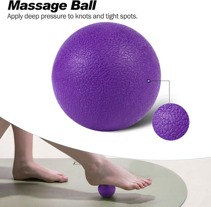 5 in 1 Foam Roller Set High Density Patented Foam Roller for Exercise