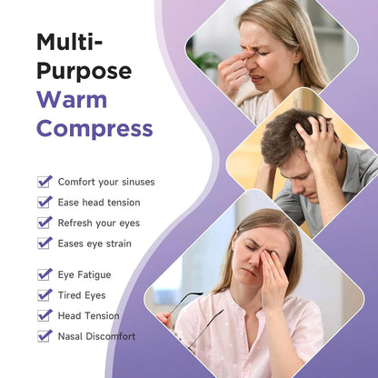16 Pack Steam Eye Masks for Dry Eyes, Self Heating Warm Compress for Eyes Fatigue & Puffiness Relief, Disposable Heated Eye Mask for Spa & Travel, Gift for Women and Men - Unscented