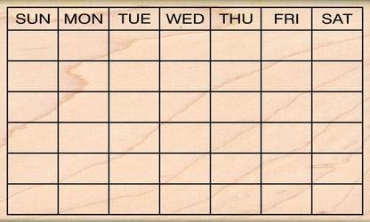 Stamps by Impression Journal, Habit Tracker, Calendar Rubber Stamp 2.25" x 2.75" 6 Row ST 1298