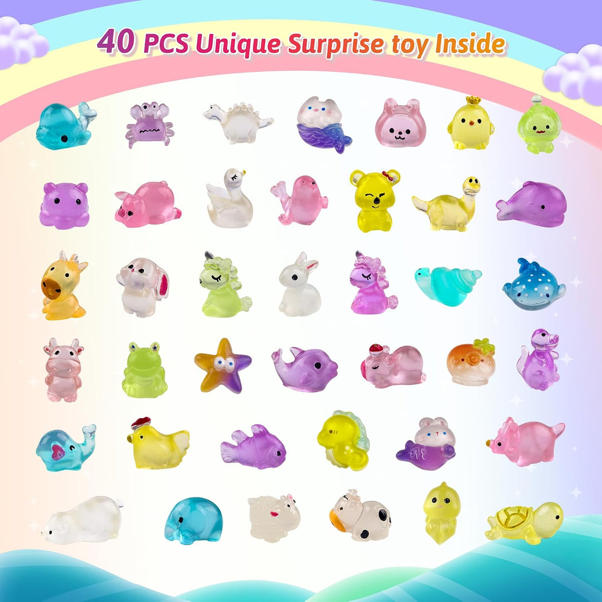 Bath Bombs for Kids 20Pcs Organic Fizzy Gift Set with Surprise Toys Inside