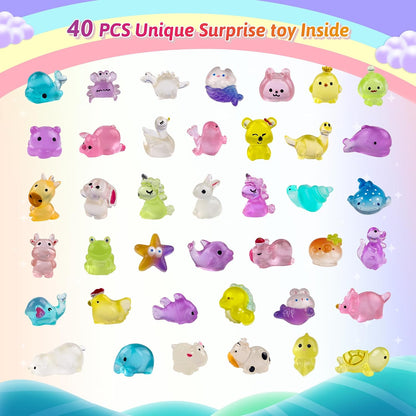 Bath Bombs for Kids 20Pcs Organic Fizzy Gift Set with Surprise Toys Inside