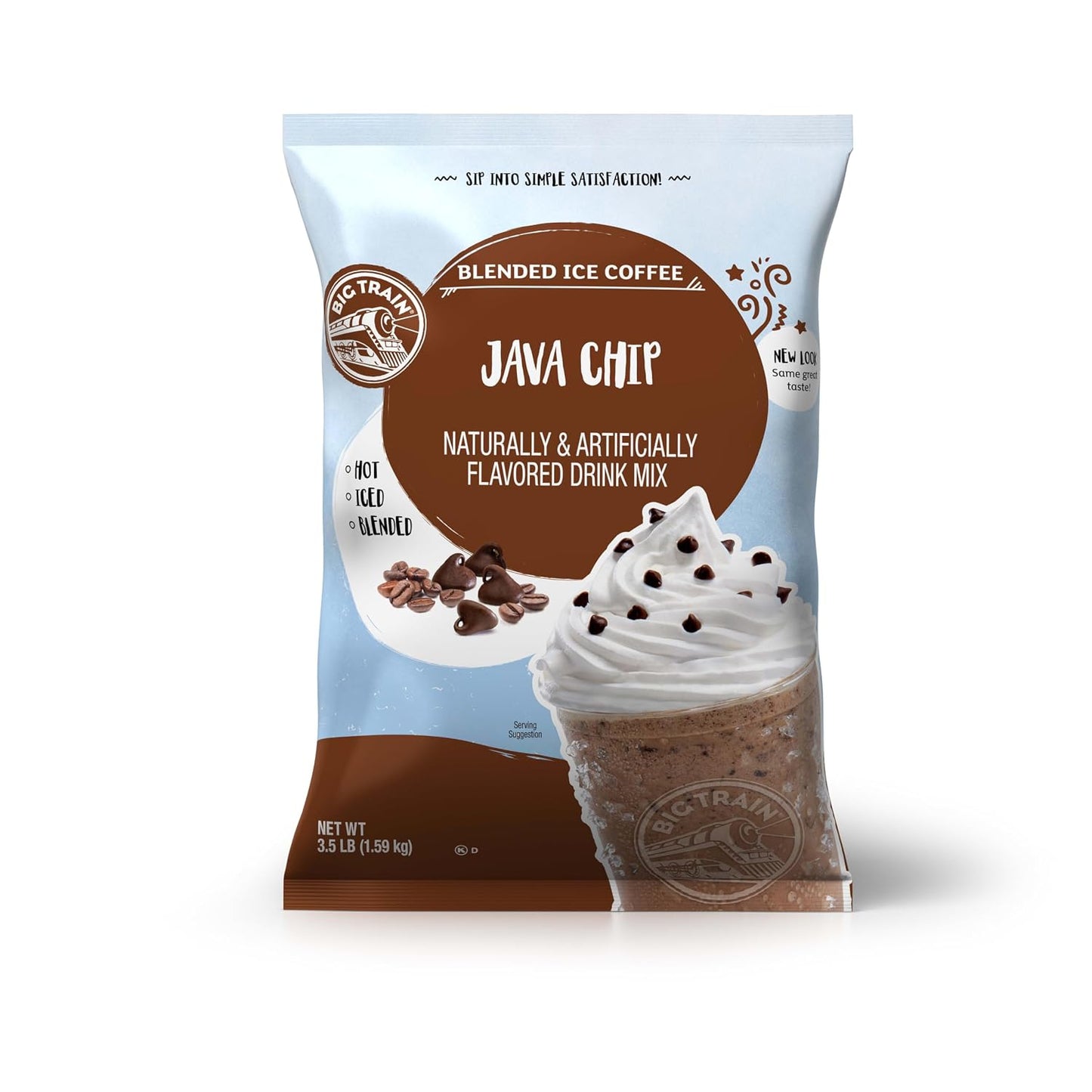Big Train Vanilla Bean Blended Crème Beverage Mix, 3.5 Pound (Pack of 1) - Colors B