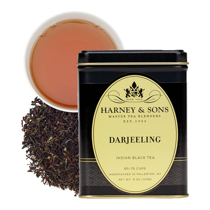 Harney & Sons Victorian London Fog, 4oz Loose Leaf Black and Oolong Tea with Bergamot, Lavender, and Vanilla, Hearty English Black Tea Blend, Stocking Stuffer