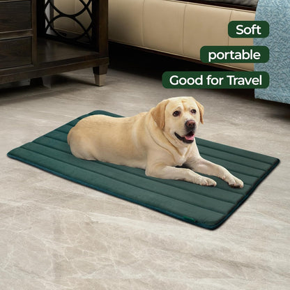 BALANCE Dog Crate Pad, Dog Foam Crate Mat Kennel Pad, Washable Water-Resistant Pet Bed Flat Dogs Cage Mat for Large Dogs