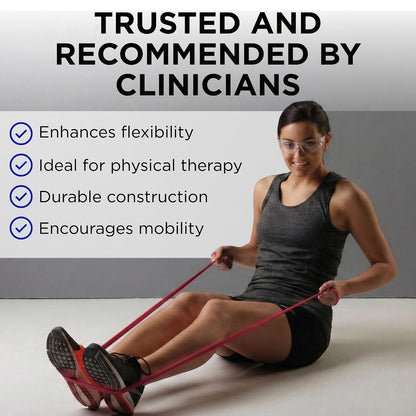 THERABAND Professional Resistance Bands Set, 7 Pack 6 ft Exercise Bands for Working Out, Stretch Bands for Physical Therapy, Pilates & Full Body Workout, Levels 1–7