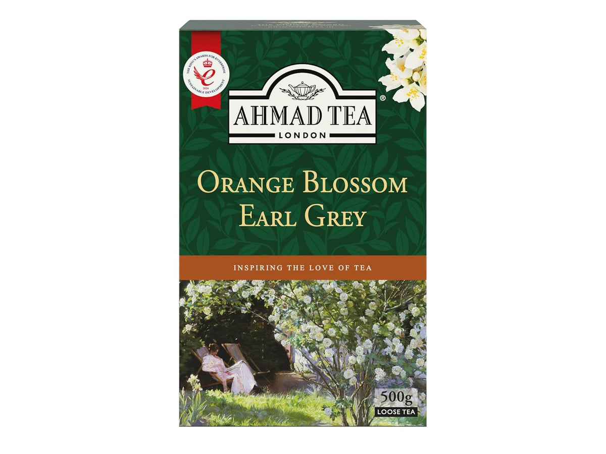 Ahmad Tea, Orange Blossom with Earl Grey Black Loose Leaf, 500g Value Box