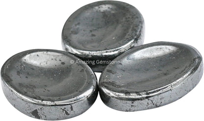 Amazing Gemstone Labradorite Thumb Worry Stone, Anxiety Stone, Healing Crystals - Piedra Crystal Fidget for Gift, Meditation, Calming, Relaxation, Stress Relief - Colors B