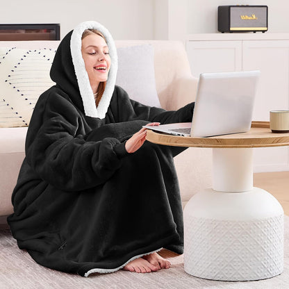 yescool Wearable Blanket Hoodie as Christmas Birthday Gifts for Women Mom - Colors A