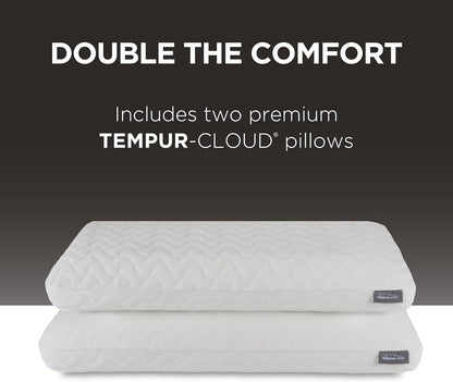 Tempur-Pedic TEMPUR-Cloud Pillow for Sleeping, Standard, White