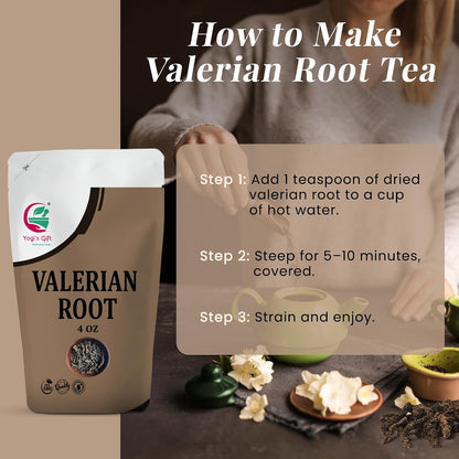 Yogi's Gift® Whole Valerian Root 4 oz | Dried Herbal Tea Root