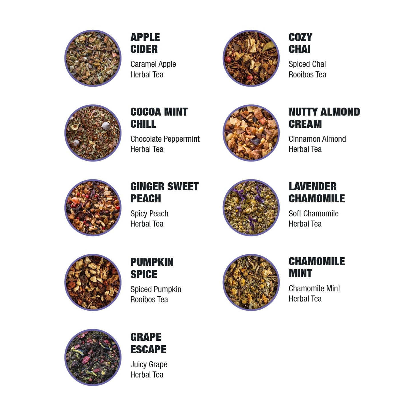 Tiesta Tea - Discovery Sampler Dry Flight Set, Loose Leaf, High to No Caffeine, Hot & Iced Up to 200 Cups, Tea Variety Pack with Green, Herbal, Black & Chai Brew, 20 Resealable Sample Pouches